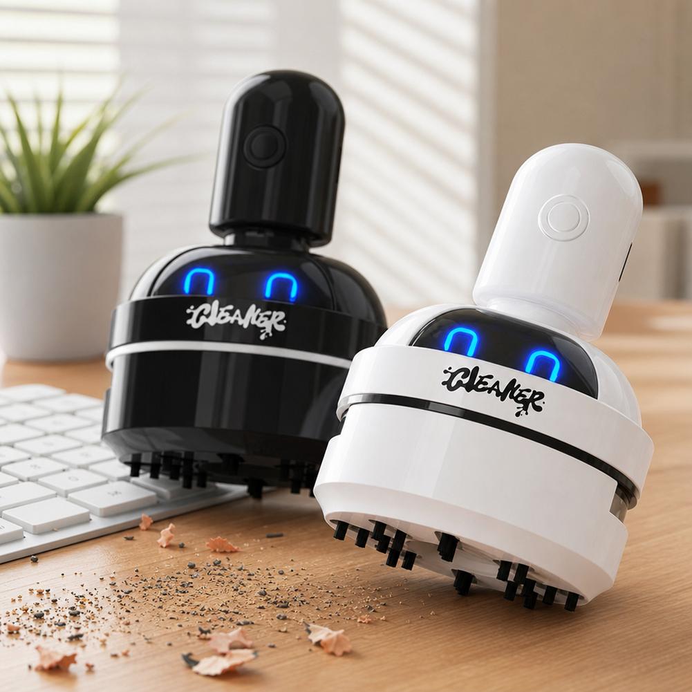 Mini Desktop Vacuum Cleaner For Eraser Dust - Desktop-Reiniger Staubsauger Cartoon Mini Tragbarer Auto-Staubsauger