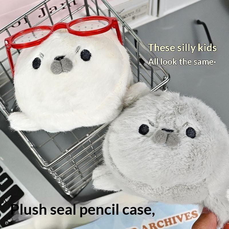 Lustiges Robben-Federmäppchen, – Aesthetic Large Pencil Case Pouch Bewertung und Preis