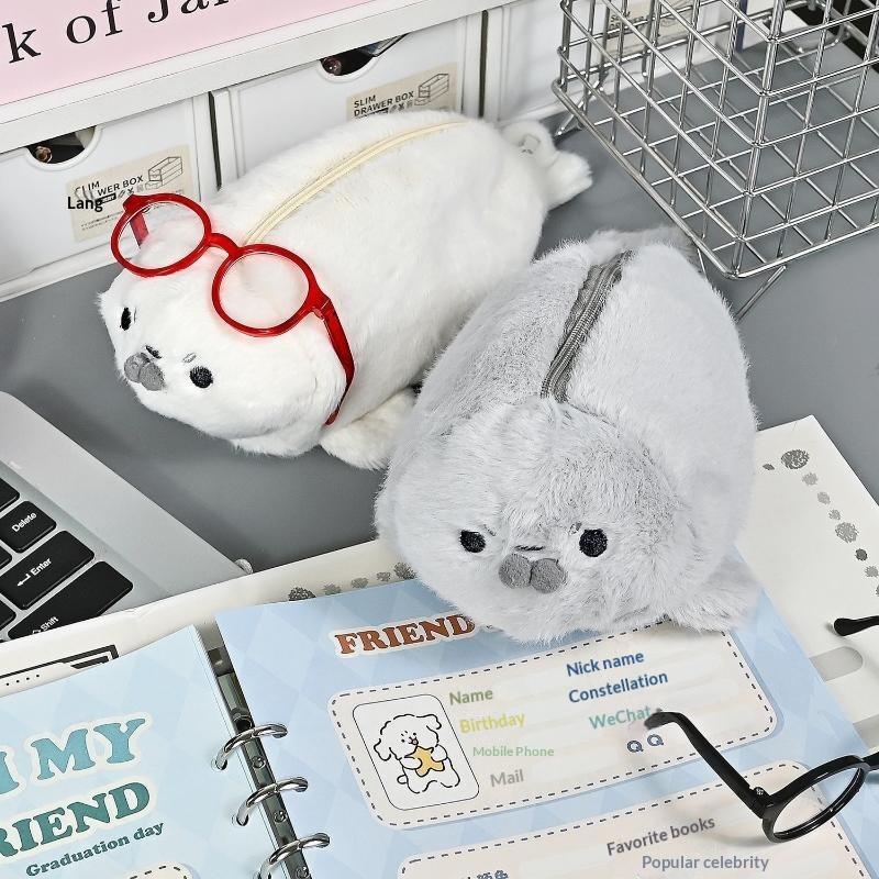 Lustiges Robben-Federmäppchen, – Aesthetic Large Pencil Case Pouch Bewertung und Preis