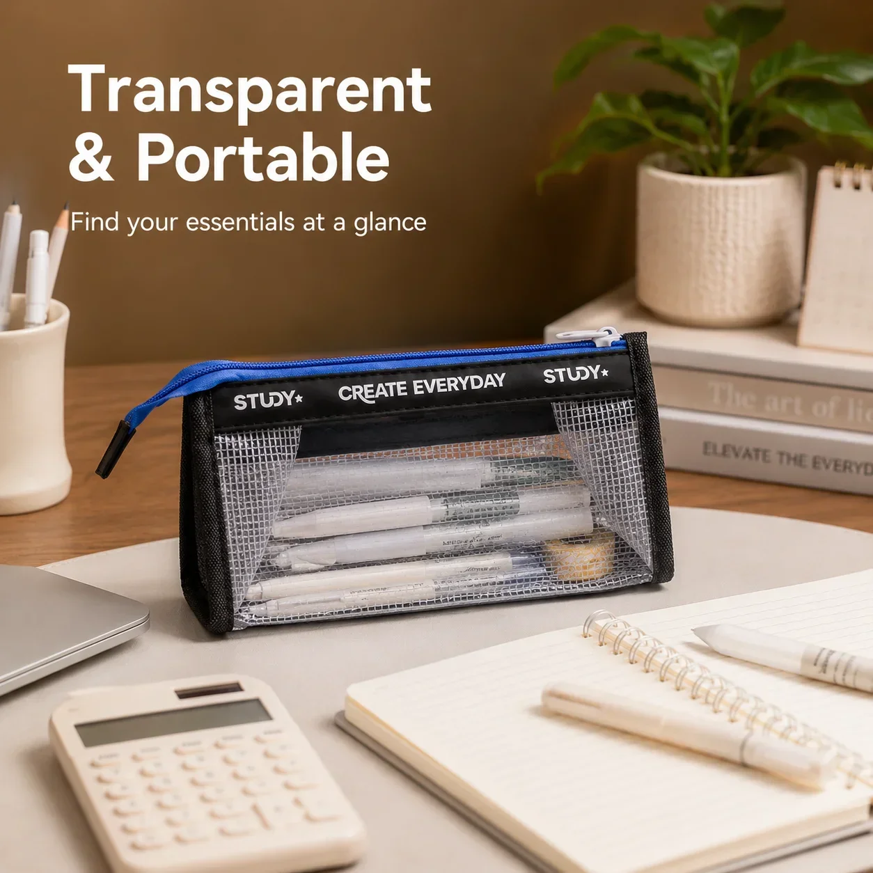 Transparentes Federmäppchen, G – Aesthetic Large Pencil Case Pouch Bewertung und Preis