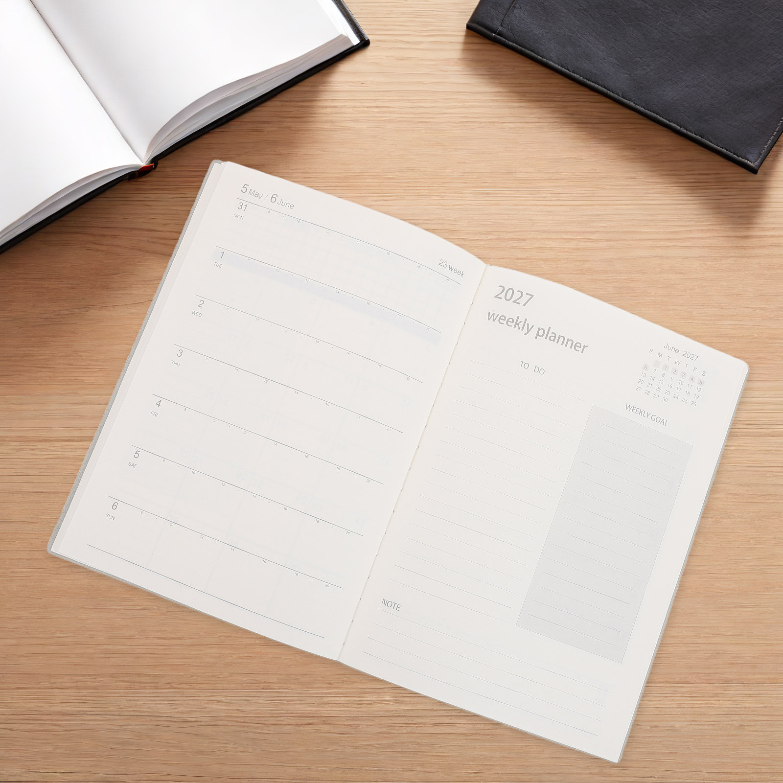 2027 Professionelles Planer-No – Spiral Bound Grid Notebook A5 Bewertung und Preis