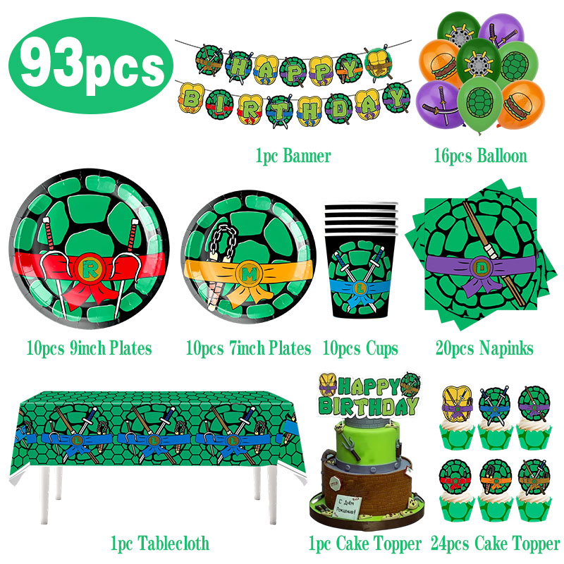 Schildkröten-Geburtstagsparty- – School Supplies Bewertung und Preis