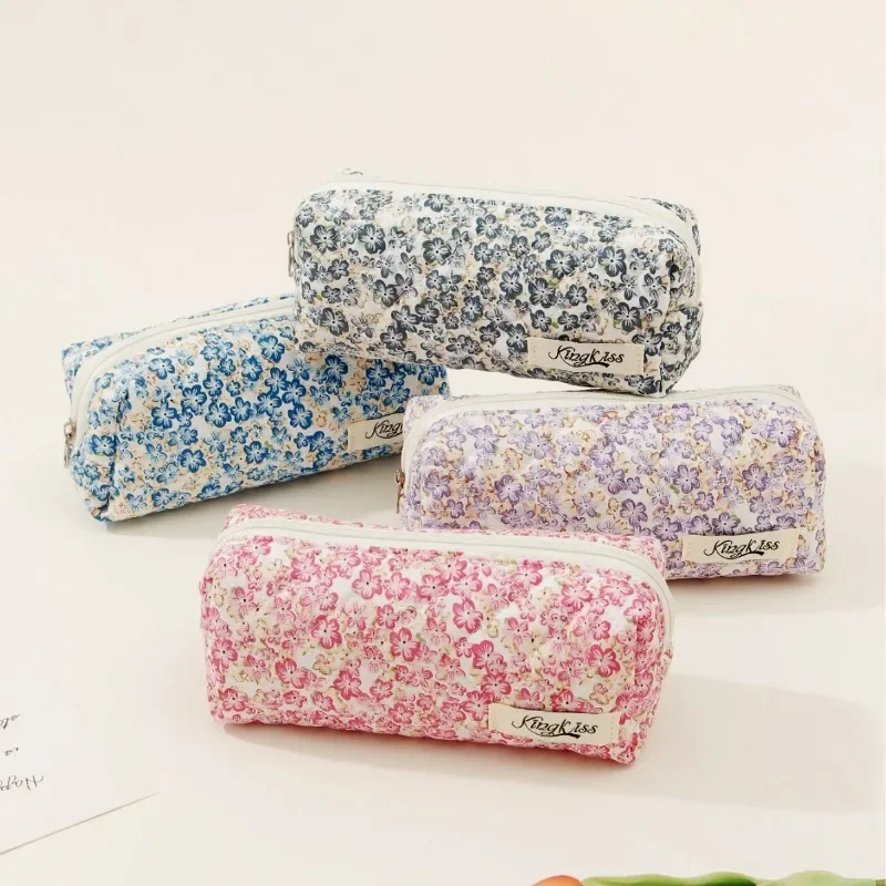 1-teiliges Retro-Blumen-Bleist – Aesthetic Large Pencil Case Pouch Bewertung und Preis