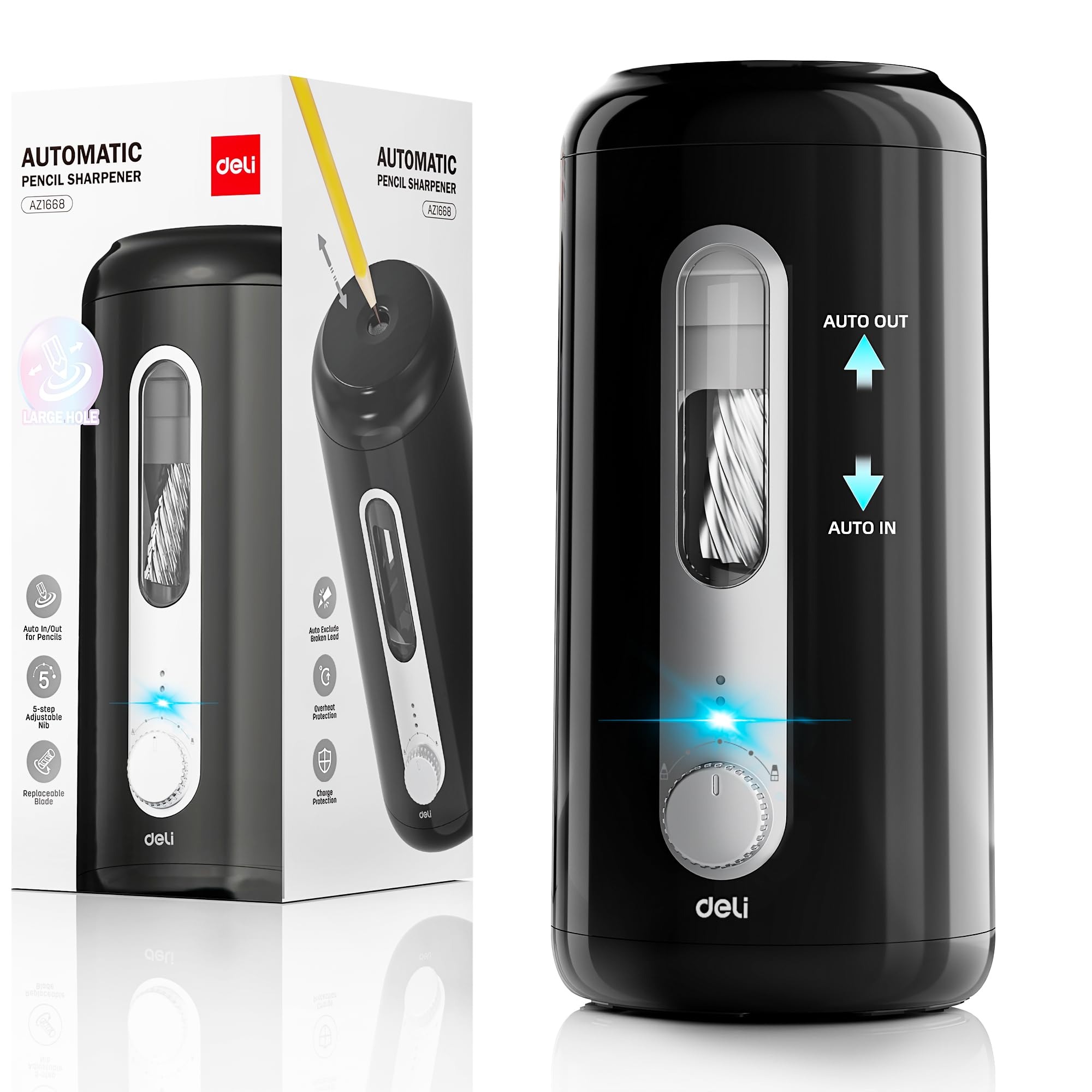 Deli Elektrischer Bleistiftspi – Electric Pencil Sharpener Usb Bewertung und Preis